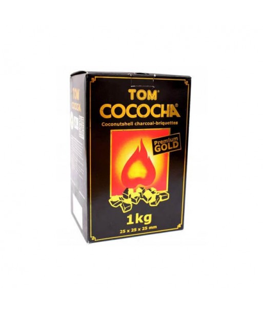 TOM COCO Grill-Kokoskohle 15kg - Eiform Briketts Bis 150°C Heißer