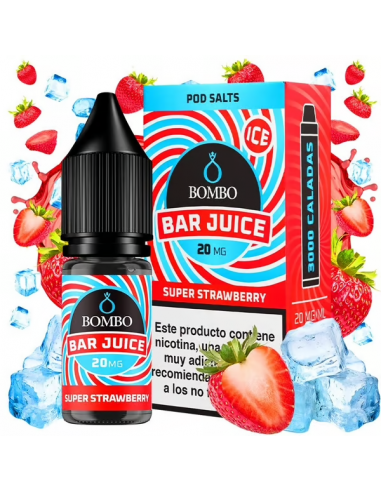 Super Strawberry Ice 10ml - Bar Juice...