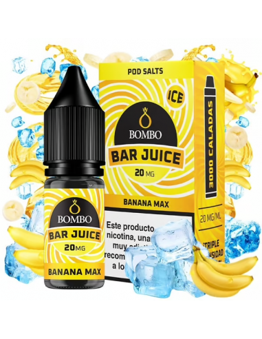 Banana Max Ice 10ml - Bar Juice by Bombo