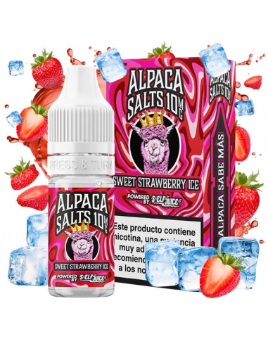 Sweet Strawberry Ice 10ml - Alpaca Salts